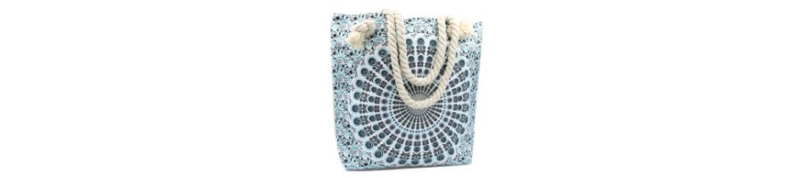 Rope Handle Mandala Bag
