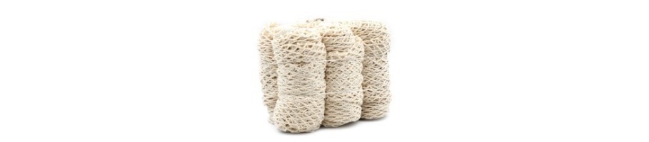 Pure Soft Jute and Cotton Mesh Bag