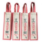 Natural Jute & Cotton Wine Bags