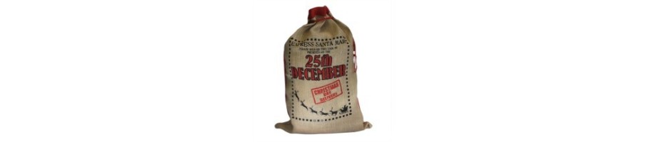Jute Santa Sacks