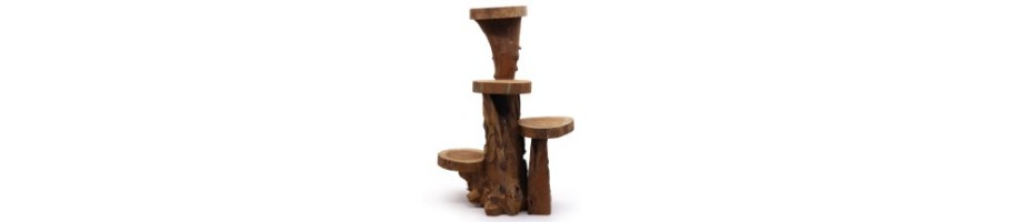 Natural Teak Display