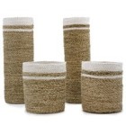Seagrass Vase & Bins Set
