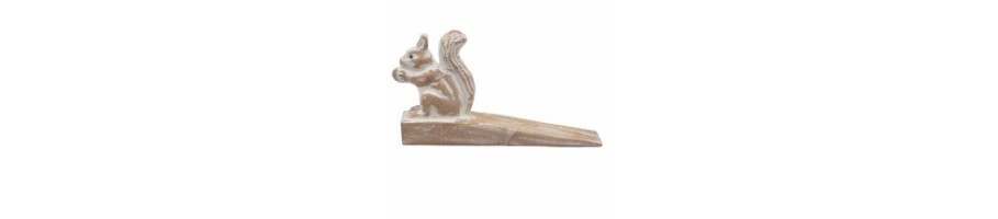Hand Carved Doorstop