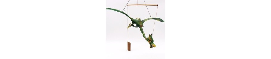 Coconut Dragon Mobiles