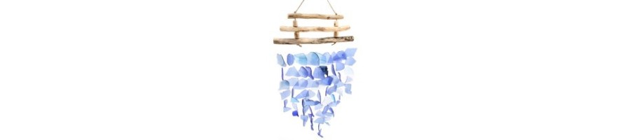 Recycled Glass Wind Chimes