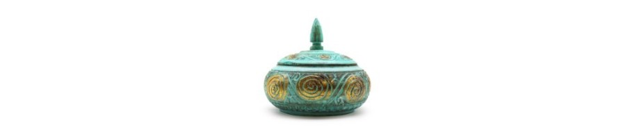 Wooden Trinket Jars