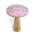 Wooden Enamelled Mushroom Decoration
