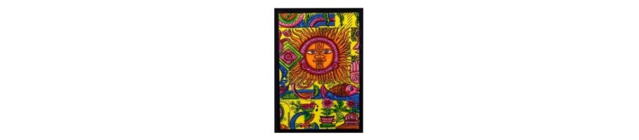 Handbrushed Cotton Wall Hangings