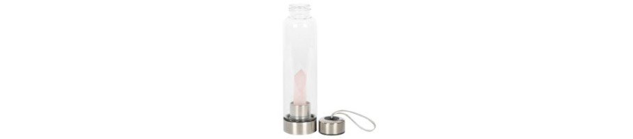 Crystal Infused Glass Bottle 500 ml