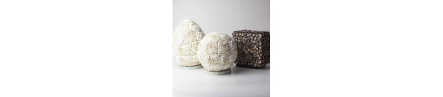 Boho Seashell Lamps
