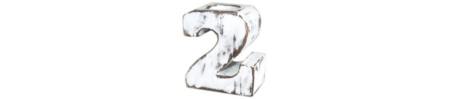 Wooden Birthday Numbers