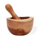 Ergo Teak Pestle & Mortar