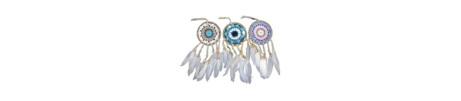 Pastel Macramé Dream Catchers