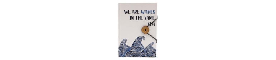Notebook with strap (18x12.5cm)