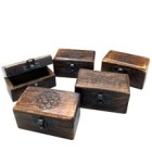 Hand-carved Wooden Boxes