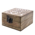 White Washed Wooden Box
