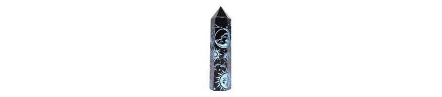 Black Obsidian Points