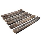 White Washed Incense Holders