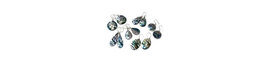 Shell & Silver Earings