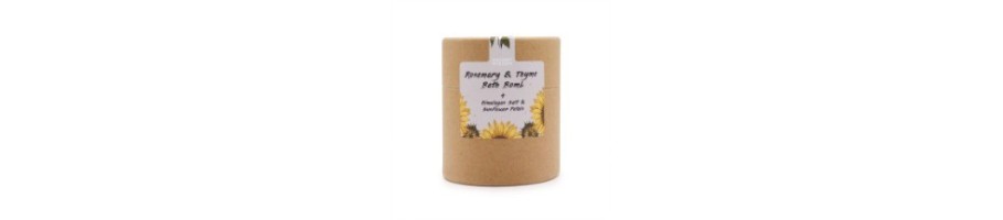 Aromatherapy Set: Bath Bomb, Himalayan Bath Salt and Flowers